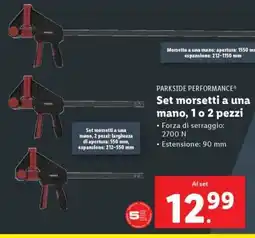 Lidl Set morsetti a una mano, 1 o 2 pezzi offerta