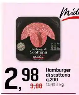 Famila Hamburger Di Scottona offerta