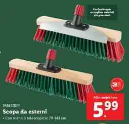 Lidl PARKSIDE Scopa da esterni offerta
