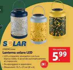 Lanterna solare LED