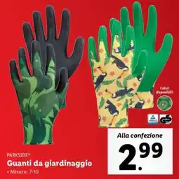 Lidl Guanti da giardinaggio offerta
