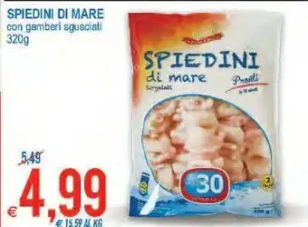MD Discount Spiedini di mare con gamberi sgusciati offerta