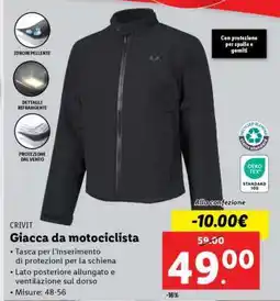 Lidl Giacca da motociclista offerta
