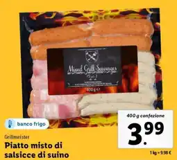Lidl Grillmeister Mixed Grill Sausages offerta