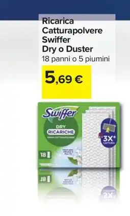 Carrefour Ricarica Catturapolvere Swiffer Dry o Duster offerta