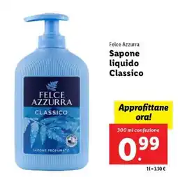 Lidl Felce Azzurra Sapone liquido Classico offerta