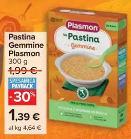 Carrefour Pastina Gemmine Plasmon offerta