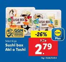 Lidl Sushi box Aki o Toshi offerta