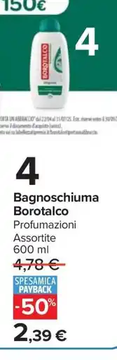 Carrefour BAGNOSCHIUMA BOROTALCO offerta