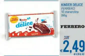MD Discount Kinder delice con latte 390 g(ml) offerta