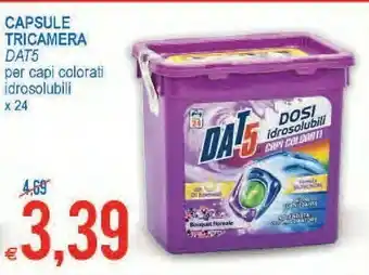 MD Discount Dat5 capsule tricamera offerta
