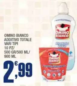 Splendidi e Splendenti Omino bianco additivo totale vari tipi offerta