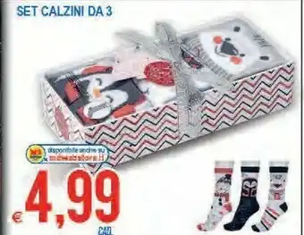 MD Discount Set calzini da 3 offerta