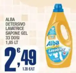 Splendidi e Splendenti Alba detersivo lavatrice sapone gel 33 dosi offerta