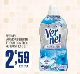 Splendidi e Splendenti Vernel ammorbidente fresh control 46 dosi offerta