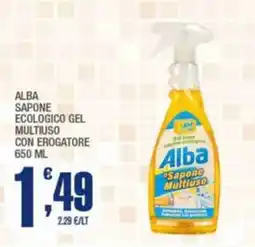 Splendidi e Splendenti Alba sapone ecologico gel multiuso con erogatore offerta