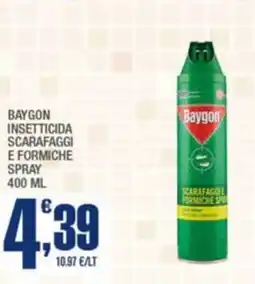 Splendidi e Splendenti Baygon insetticida scarafaggi e formiche spray offerta