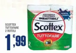 Splendidi e Splendenti Scottex tuttofare 2 rotoli offerta