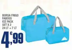 Splendidi e Splendenti Borsa frigo faboss ice pack set offerta