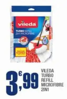 Splendidi e Splendenti Vileda turbo refill microfibre 2in1 offerta