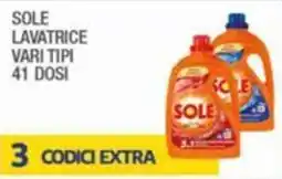 Splendidi e Splendenti Sole lavatrice vari tipi 41 dosi offerta