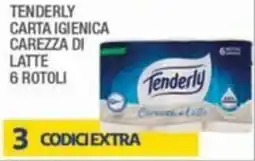 Splendidi e Splendenti Tenderly carta igienica carezza di latte offerta