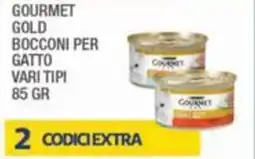 Splendidi e Splendenti Gourmet gold bocconi per gatto vari tipi offerta
