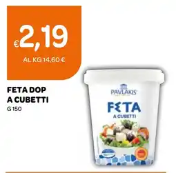 Ekom Pavlakis feta dop a cubetti offerta