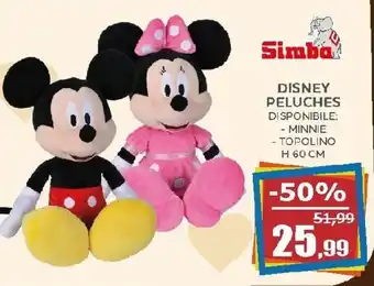 Simba Disney Peluches H 60 cm