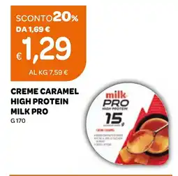 Ekom Creme caramel high protein MILK PRO offerta