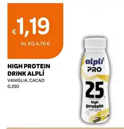 Ekom High protein drink ALPLI offerta