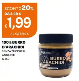 Ekom 100% burro d'arachidi senza zuccheri aggiunti offerta