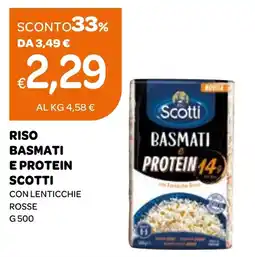 Ekom Riso basmati e protein SCOTTI offerta