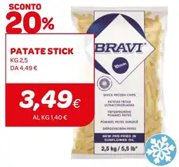 Ekom Bravi patate stick offerta