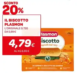 Ekom Il biscotto PLASMON offerta