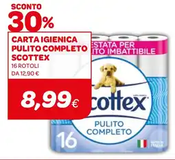 Ekom Carta igienica pulito completo SCOTTEX offerta