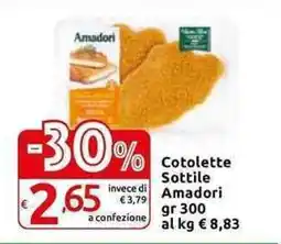 Carrefour Express Cotolette Sottile Amadori offerta