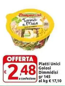 Carrefour Express Piatti Unici Golosi Dimmidisi offerta
