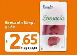 Carrefour Express Bresaola Simpl offerta