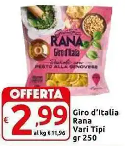 Carrefour Express Giro d'Italia Rana Vari Tipi offerta