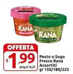 Carrefour Express Pesto o Sugo Fresco Rana Assortiti offerta