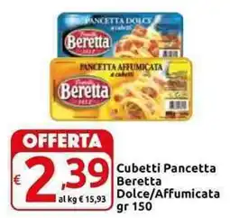 Carrefour Express Cubetti Pancetta Beretta Dolce/Affumicata offerta
