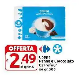 Carrefour Express Coppa Panna e Cioccolato Carrefour offerta