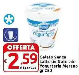 Carrefour Express Gelato Senza Lattosio Naturale Yogurteria Merano offerta