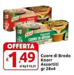 Carrefour Express Cuore di Brodo Knorr Assortiti offerta