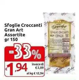 Carrefour Express Sfoglie Croccanti Gran Art Assortite offerta