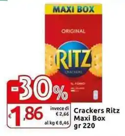 Carrefour Express Crackers Ritz Maxi Box offerta