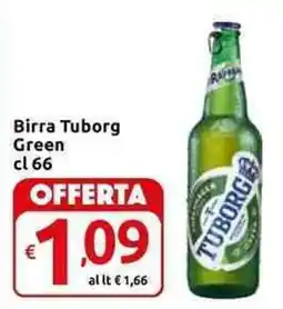 Carrefour Express Birra Tuborg Green offerta