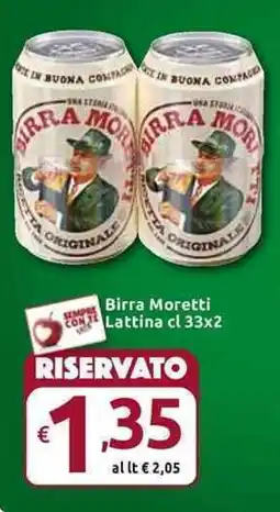 Carrefour Express Birra Moretti Lattina offerta