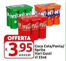Carrefour Express Coca Cola/Fanta/ Sprite Vari Gusti offerta